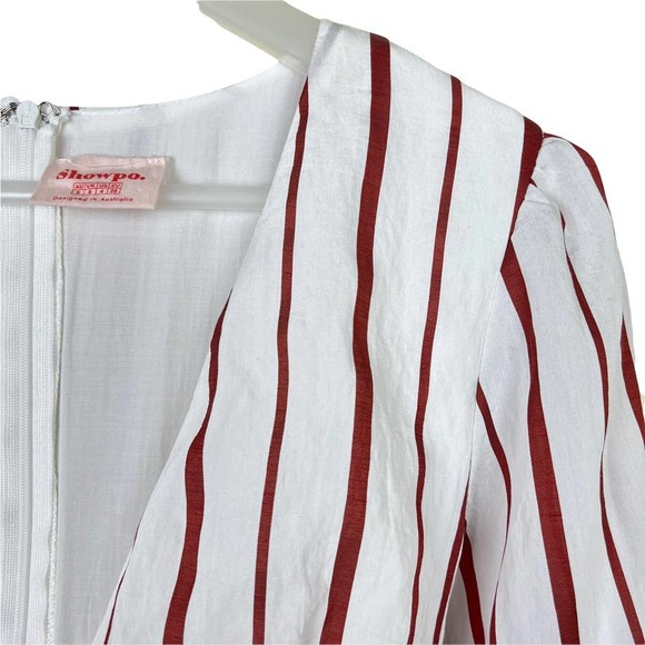 Showpo. Striped Crop Top - So Much to give Top Size 4 - Picture 6 of 15